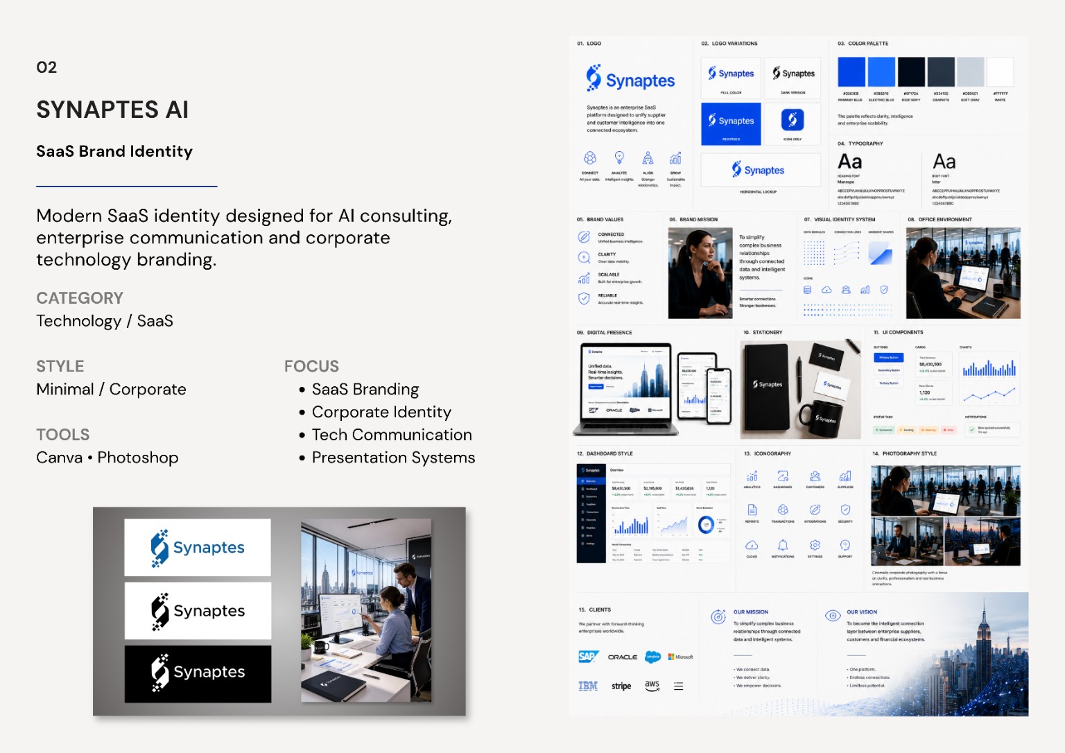 Synaptes AI | SaaS brand identity