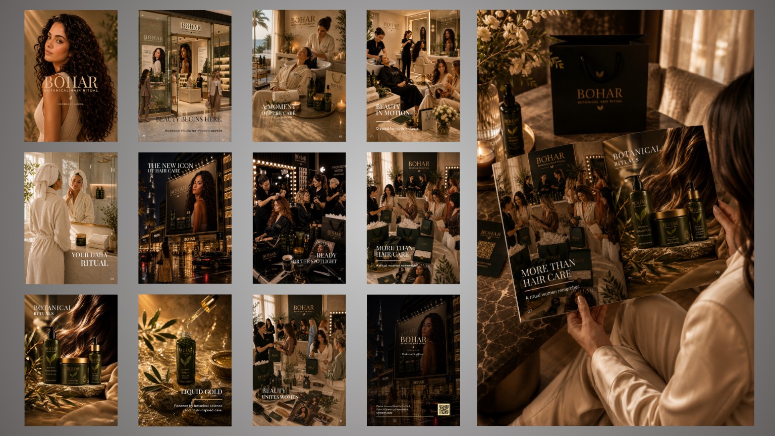 BOHAR Botanical Hair Ritual Brochure