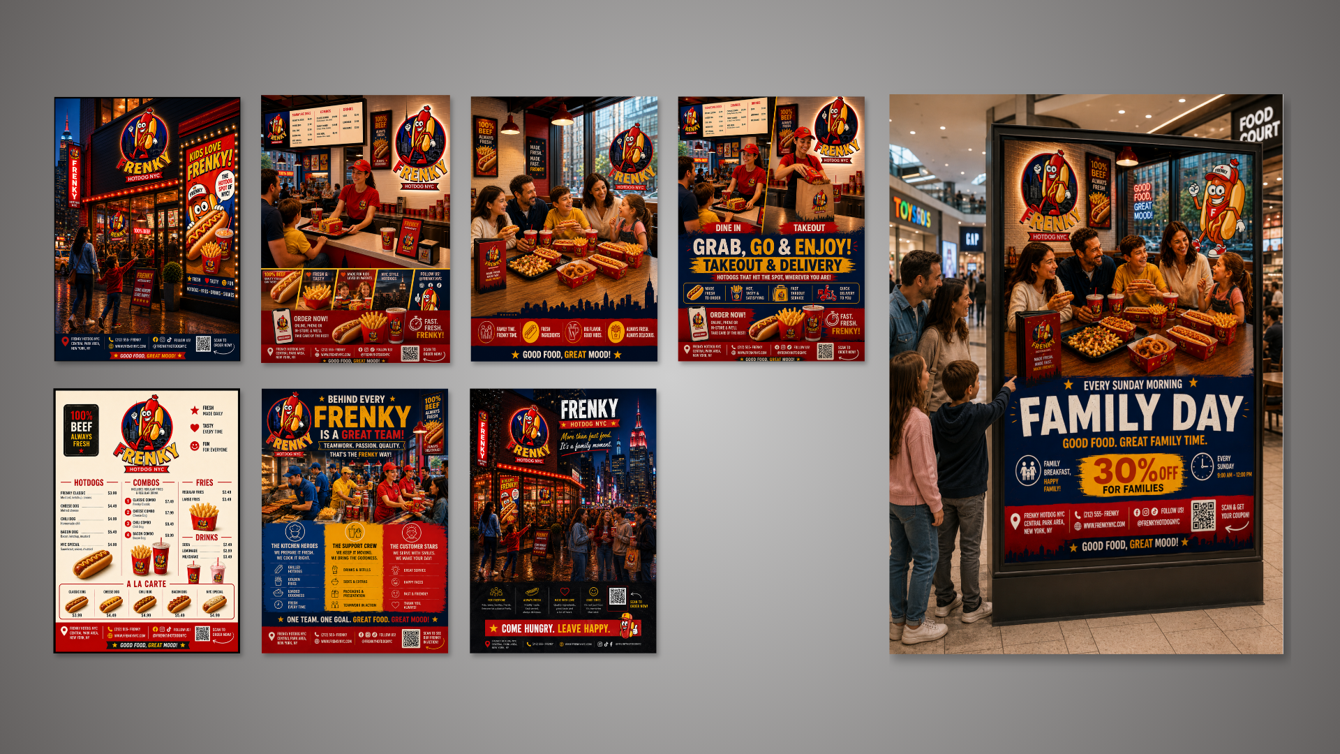 FRENKY brand campaign, collection 1
